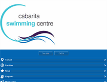 Tablet Screenshot of cabaritaswimmingcentre.com.au